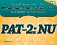 Image PAT-2 NU Phonological Awareness Test-2 Normative Update