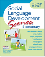 Image Social Language Development Scenes Elementary for Group Therapy