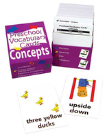 Image Preschool Vocabulary Cards Concepts