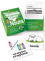 Image Preschool Vocabulary Cards Nouns