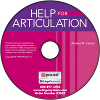 Image Handbook of Exercises for Language Processing HELP for Articulation on CD