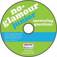 Image No-Glamour Junior Answering Questions on CD