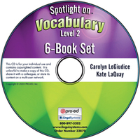 Image Spotlight on Vocabulary Level 2: 6-Book Set on CD