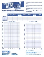 Image The Word Test 3 Elementary Records Forms 20