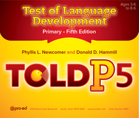 Image TOLD-P:5: Test of Language Development Primary FifthEdition copy