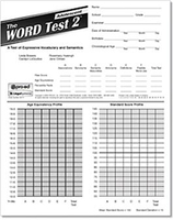 Image The Word Test 2: Adolescent Record Forms (20)