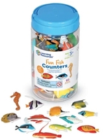 Image Fun Fish Counters, Set of 60