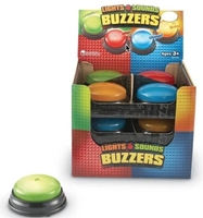 Image Lights & Sounds Answer Buzzers, Set of 12 in Display