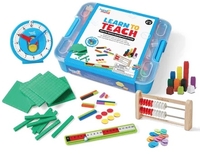 Image Learn to Teach Math with Manipulatives Grades K-5